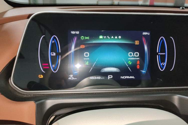 Used ORA Good Cat 2023 401 km Standard Range Prestige Version Lithium Iron Phosphate Instrument Cluster