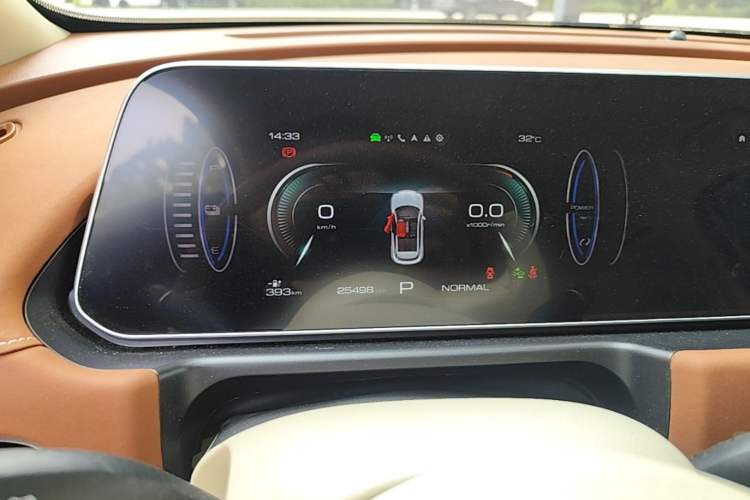 Used ORA Good Cat 2023 401 km Standard Range Luxury Version Lithium Iron Phosphate Instrument Cluster