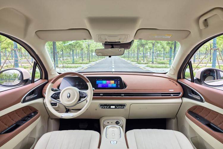 Used ORA Good Cat 2023 401 km Standard Range Luxury Version Lithium Iron Phosphate Interior 9