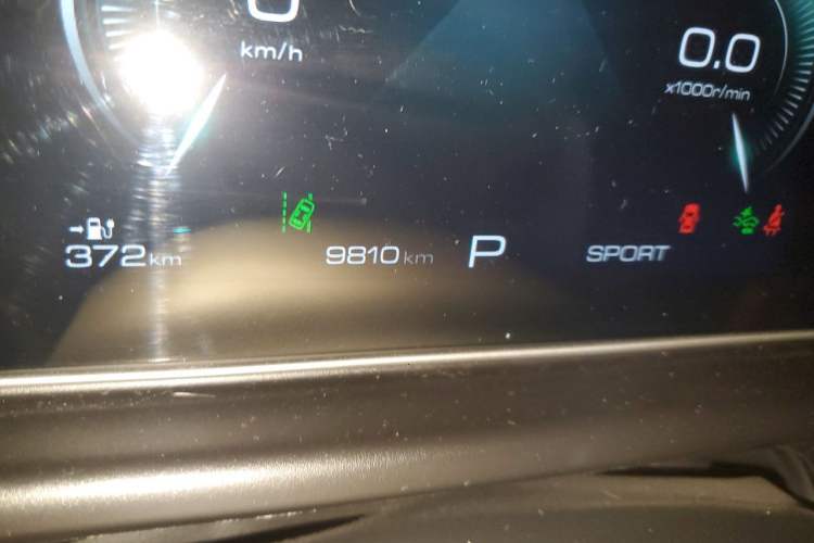 Used ORA Good Cat 2023 401 km Standard Range Luxury Version Lithium Iron Phosphate Odometer Close Up
