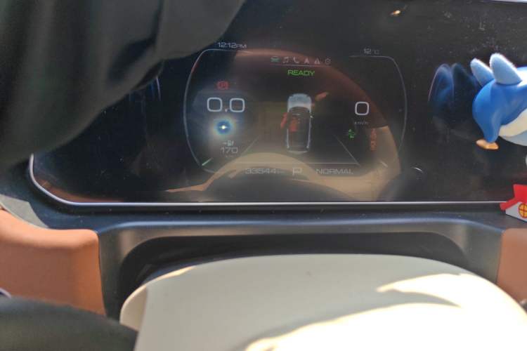 Used ORA Good Cat 2023 401 km Standard Range Luxury Version Lithium Iron Phosphate Odometer Close Up