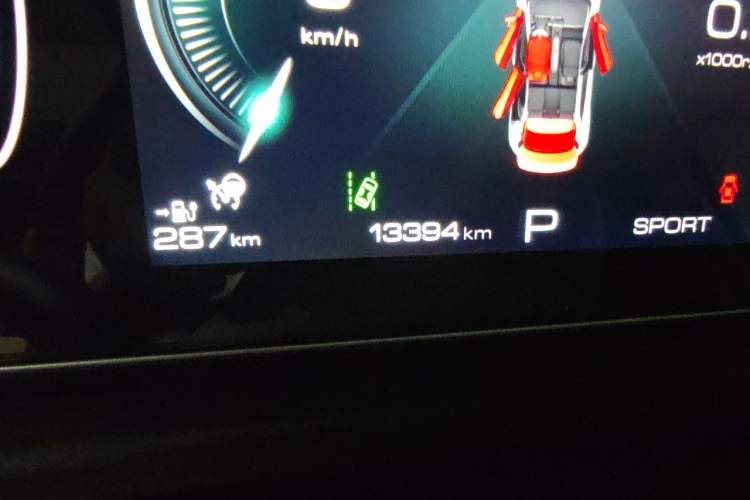 Used ORA Good Cat 2023 401 km Standard Range Luxury Version Lithium Iron Phosphate Odometer Close Up