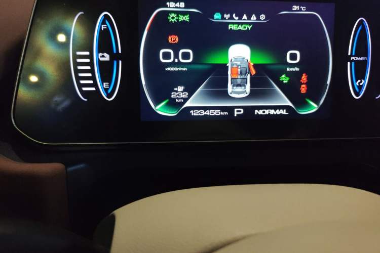 Used ORA Good Cat 2023 401 km Standard Range Premium Version Lithium Iron Phosphate Odometer Close Up