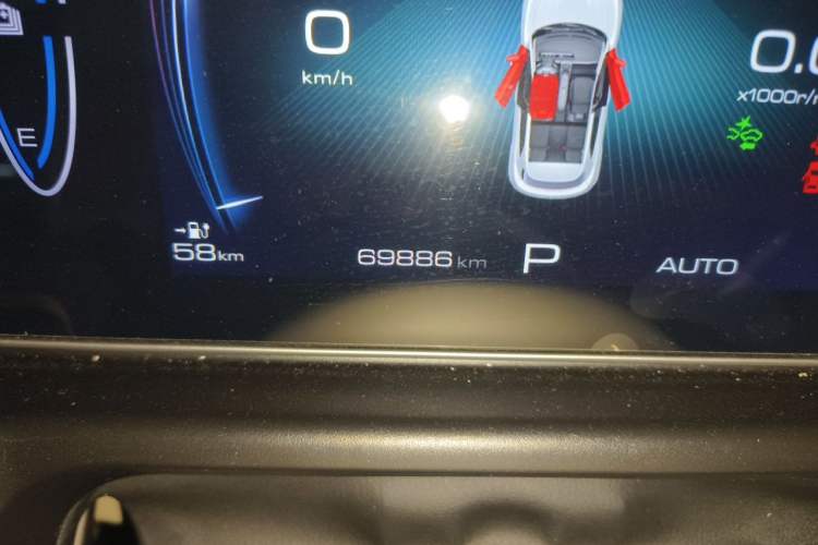 Used ORA Good Cat 2023 401 km Standard Range Prestige Version Lithium Iron Phosphate Odometer Close Up