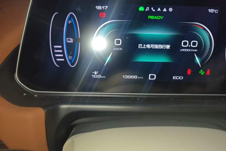 Used ORA Good Cat 2023 401 km Standard Range Prestige Version Lithium Iron Phosphate Odometer Close Up