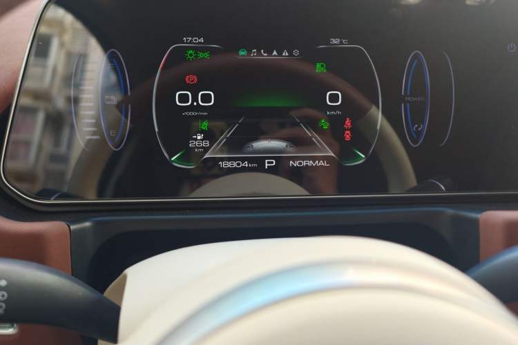 Used ORA Good Cat 2023 501 km Long-Range Premium Version Lithium Iron Phosphate Odometer Close Up
