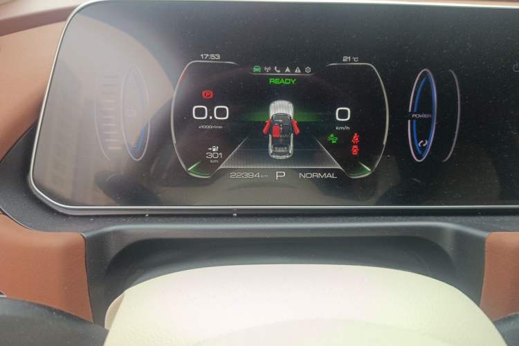 Used ORA Good Cat 2023 401 km Standard Range Luxury Version Lithium Iron Phosphate Odometer Close Up