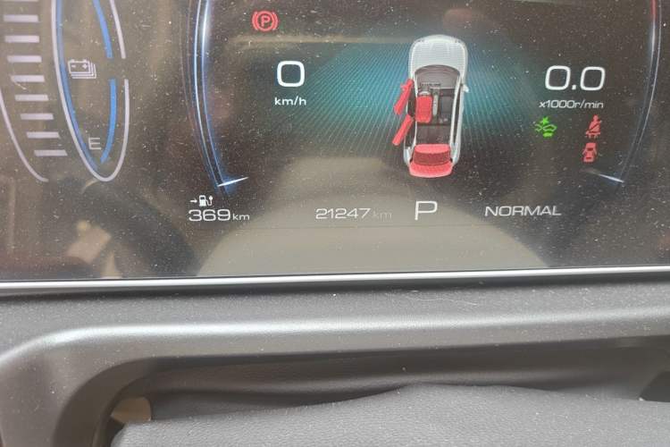 Used ORA Good Cat 2023 401 km Standard Range Prestige Version Lithium Iron Phosphate Odometer Close Up