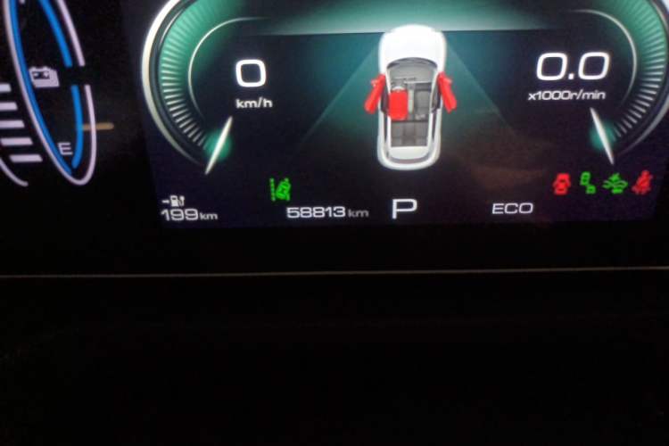 Used ORA Good Cat 2023 401 km Standard Range Premium Version Lithium Iron Phosphate Odometer Close Up