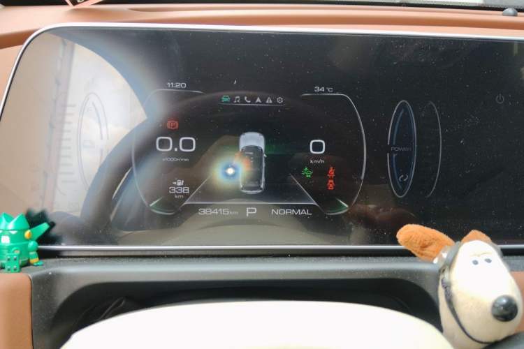 Used ORA Good Cat 2023 401 km Standard Range Luxury Version Lithium Iron Phosphate Instrument Cluster