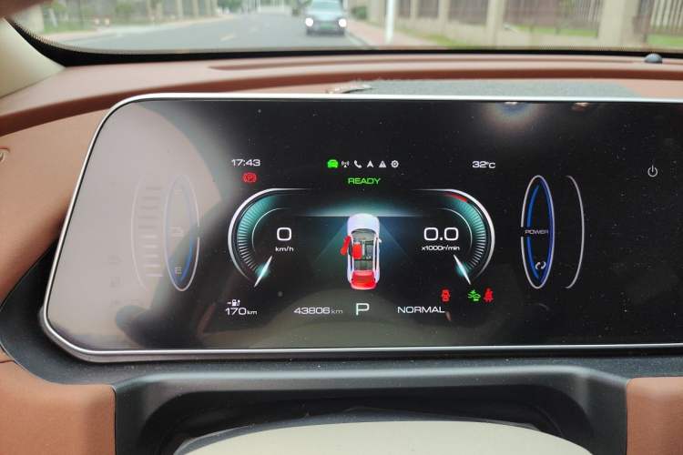 Used ORA Good Cat 2023 401 km Standard Range Luxury Version Lithium Iron Phosphate Instrument Cluster