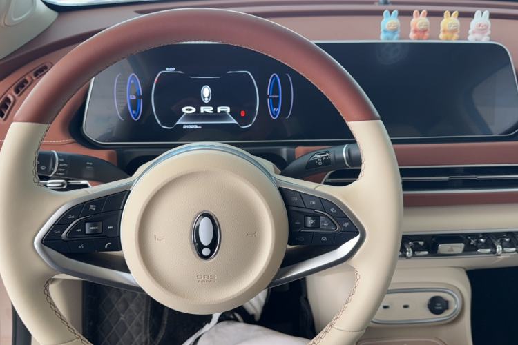 Used ORA Good Cat 2023 401 km Standard Range Luxury Version Lithium Iron Phosphate Steering Wheel