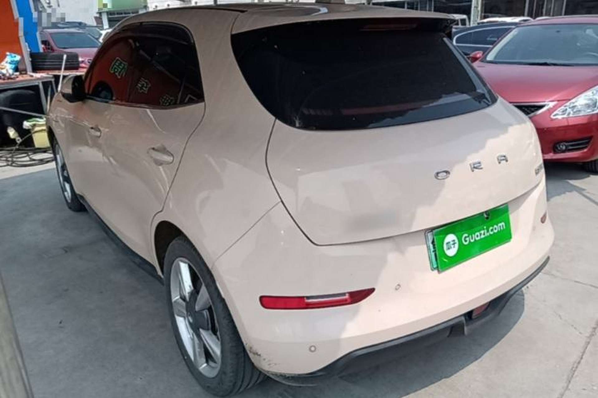 Used ORA Good Cat 2023 401 km Standard Range Luxury Version Lithium Iron Phosphate Rear Left 45 Deg