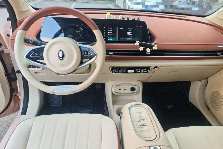 Used ORA Good Cat 2023 401 km Standard Range Luxury Version Lithium Iron Phosphate Center Console