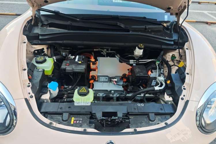 Used ORA Good Cat 2023 401 km Standard Range Luxury Version Lithium Iron Phosphate Engine Bay