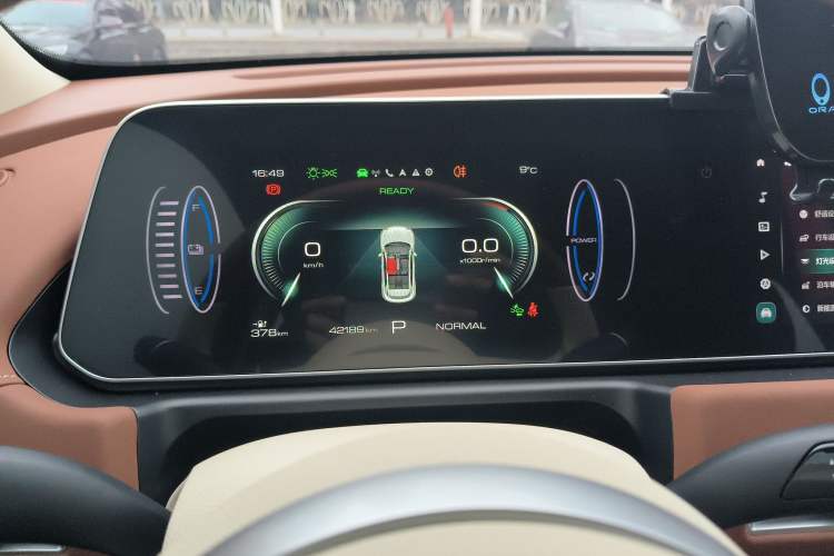 Used ORA Good Cat 2023 401 km Standard Range Luxury Version Ternary Lithium Instrument Cluster