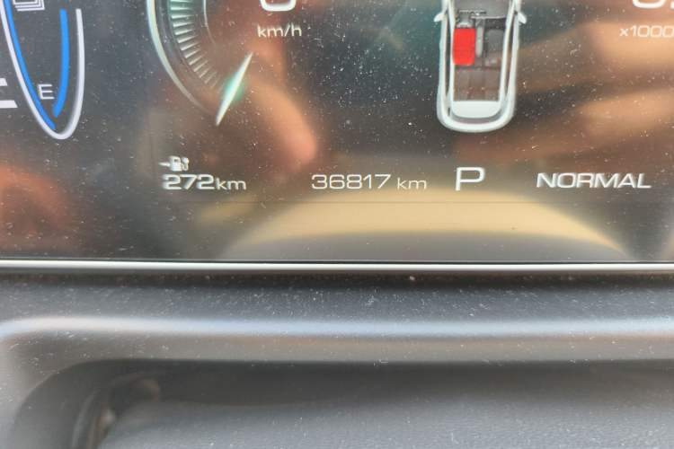 Used ORA Good Cat 2023 401 km Standard Range Luxury Version Lithium Iron Phosphate Odometer Close Up
