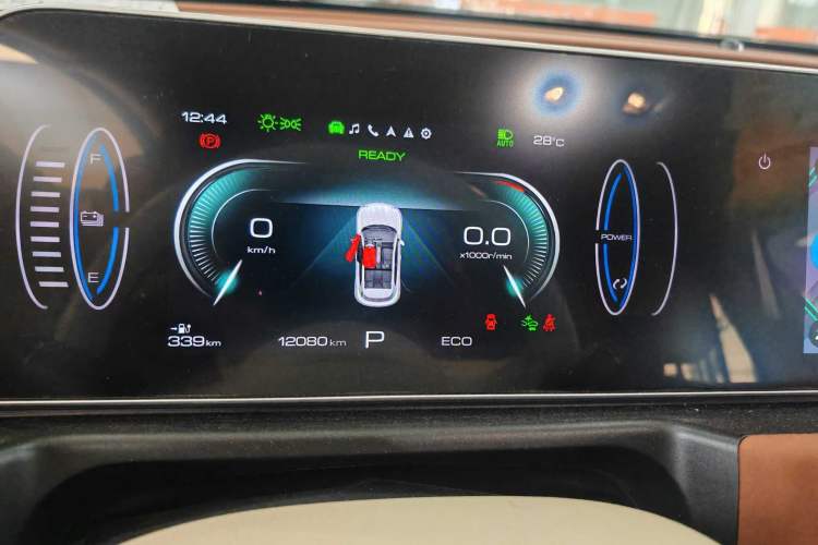 Used ORA Good Cat 2023 401 km Standard Range Luxury Version Lithium Iron Phosphate Odometer Close Up