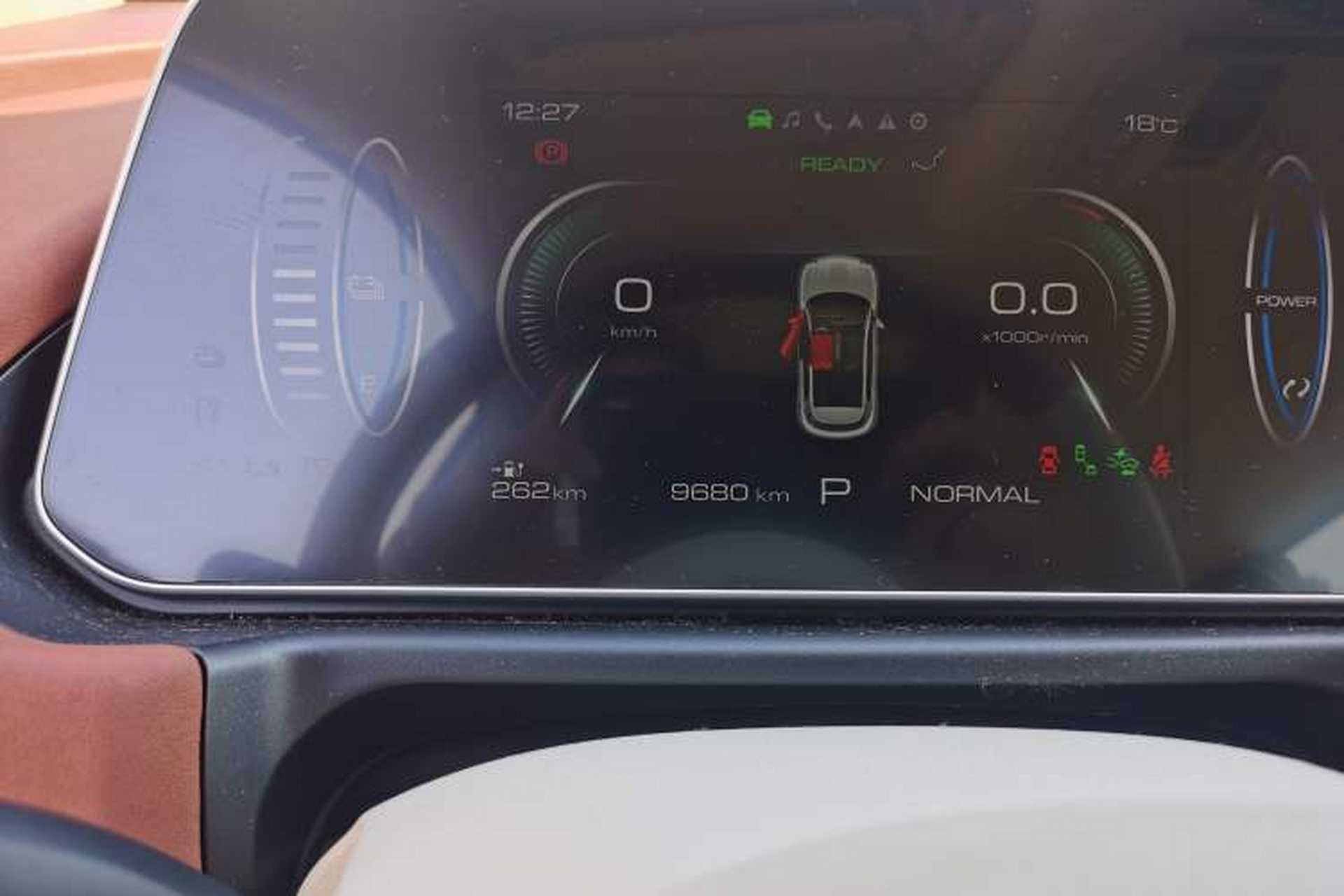 Used ORA Good Cat 2023 401 km Standard Range Premium Version Lithium Iron Phosphate Odometer Close Up
