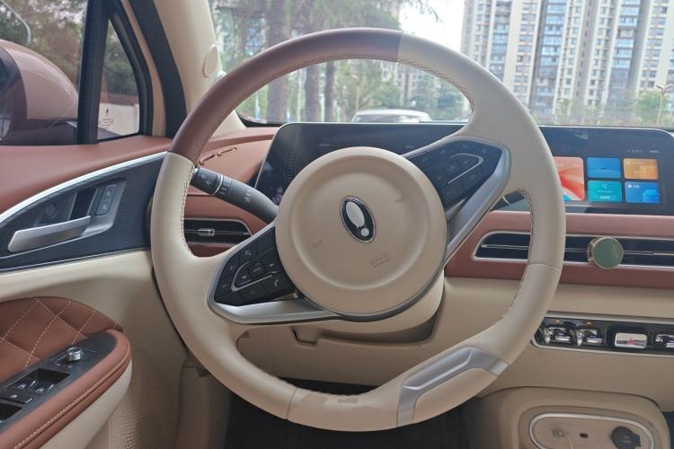 Used ORA Good Cat 2023 401 km Standard Range Premium Version Lithium Iron Phosphate Steering Wheel