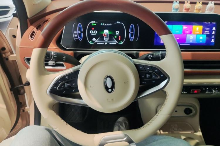 Used ORA Good Cat 2023 401 km Standard Range Luxury Version Lithium Iron Phosphate Steering Wheel