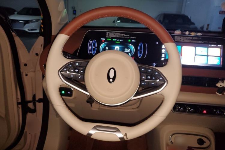 Used ORA Good Cat 2023 401 km Standard Range Luxury Version Lithium Iron Phosphate Steering Wheel