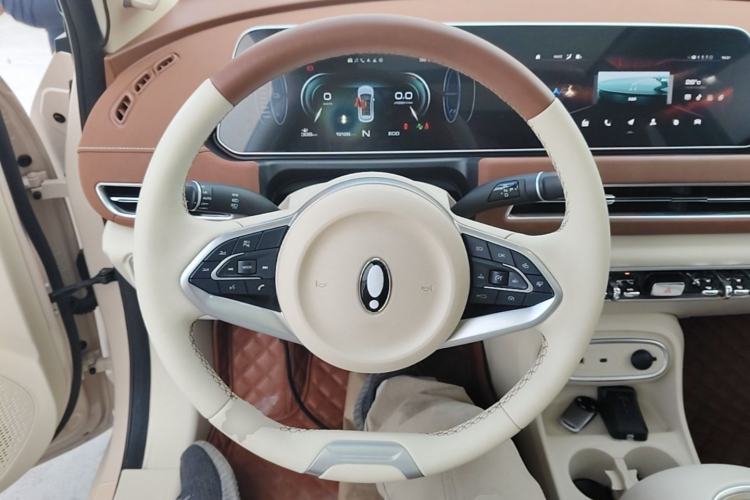 Used ORA Good Cat 2023 401 km Standard Range Prestige Version Lithium Iron Phosphate Steering Wheel