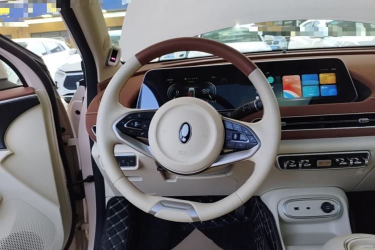 Used ORA Good Cat 2023 401 km Standard Range Premium Version Lithium Iron Phosphate Steering Wheel