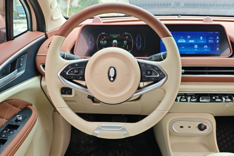 Used ORA Good Cat 2023 401 km Standard Range Luxury Version Lithium Iron Phosphate Steering Wheel
