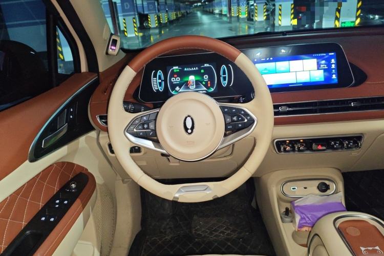 Used ORA Good Cat 2023 401 km Standard Range Luxury Version Lithium Iron Phosphate Steering Wheel
