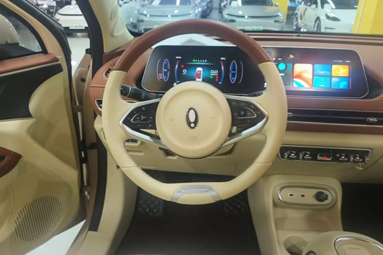 Used ORA Good Cat 2023 401 km Standard Range Luxury Version Lithium Iron Phosphate Steering Wheel