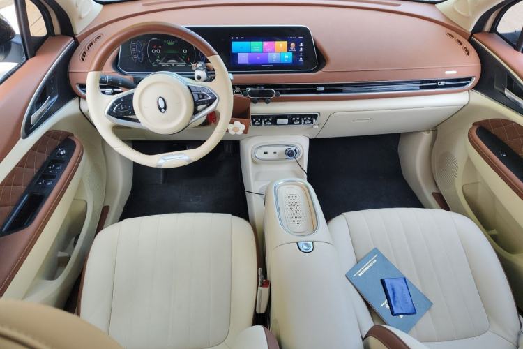 Used ORA Good Cat 2023 401 km Standard Range Luxury Version Lithium Iron Phosphate Center Console