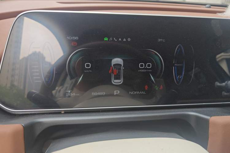 Used ORA Good Cat 2023 401 km Standard Range Luxury Version Lithium Iron Phosphate Instrument Cluster