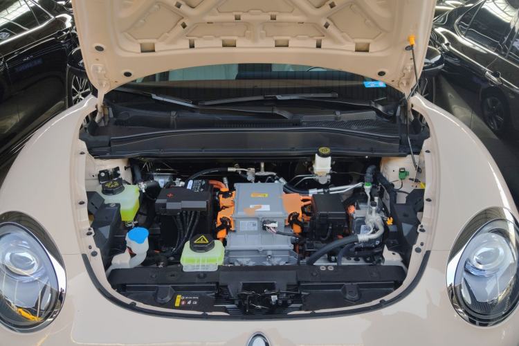 Used ORA Good Cat 2023 401 km Standard Range Luxury Version Lithium Iron Phosphate Engine Bay