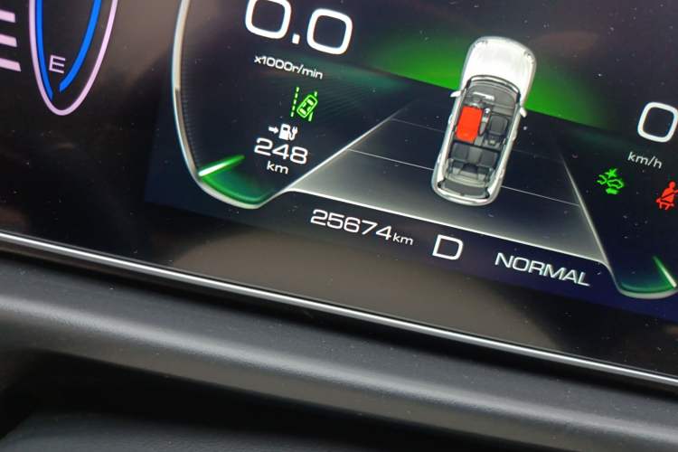 Used ORA Good Cat 2023 401 km Standard Range Luxury Version Ternary Lithium Odometer Close Up