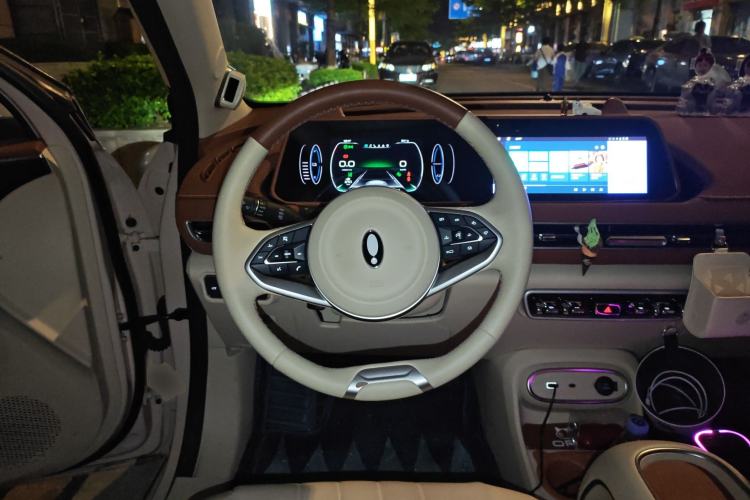 Used ORA Good Cat 2023 401 km Standard Range Premium Version Lithium Iron Phosphate Steering Wheel