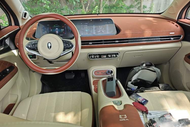 Used ORA Good Cat 2024 401 km Range Luxury Version 135 kW Center Console