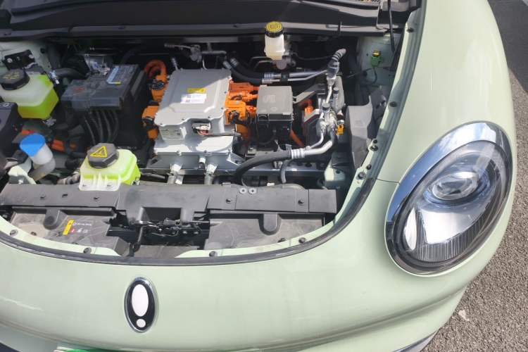 Used ORA Good Cat 2024 401 km Range Luxury Version 135 kW Engine Bay Left