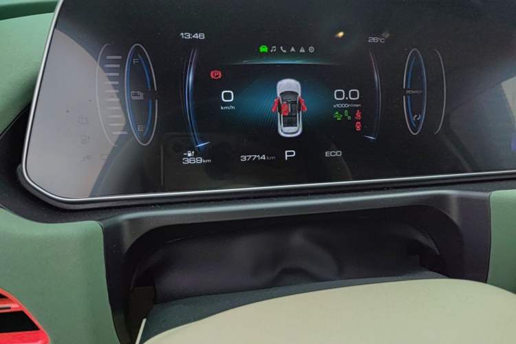 Used ORA Good Cat 2024 401 km Range Luxury Version 135 kW Instrument Cluster