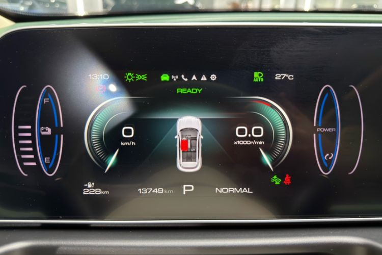 Used ORA Good Cat 2024 401 km Luxury Version Odometer Close Up