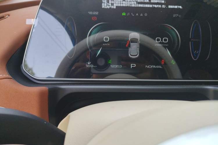 Used ORA Good Cat 2024 401 km Luxury Version Odometer Close Up