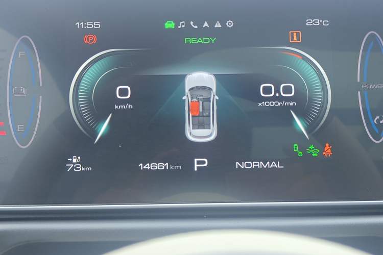 Used ORA Good Cat 2024 401 km Luxury Version 126 kW Odometer Close Up