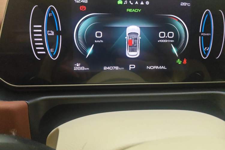 Used ORA Good Cat 2024 401 km Range Luxury Version 135 kW Odometer Close Up