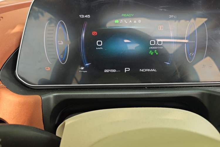 Used ORA Good Cat 2024 401 km Range Luxury Version 135 kW Odometer Close Up