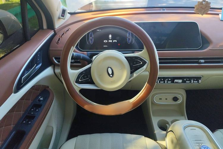 Used ORA Good Cat 2024 401 km Range Luxury Version 135 kW Steering Wheel