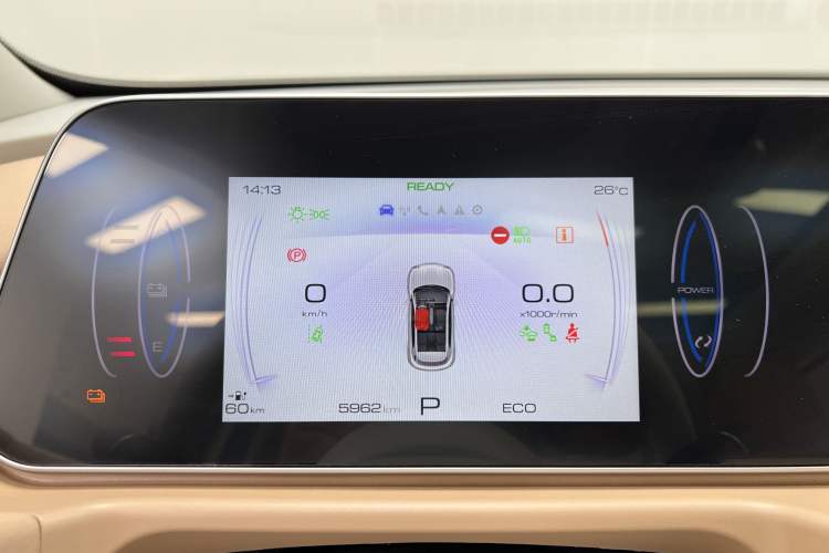 Used ORA Good Cat 2024 401 km Range Luxury Version 135 kW Odometer Close Up