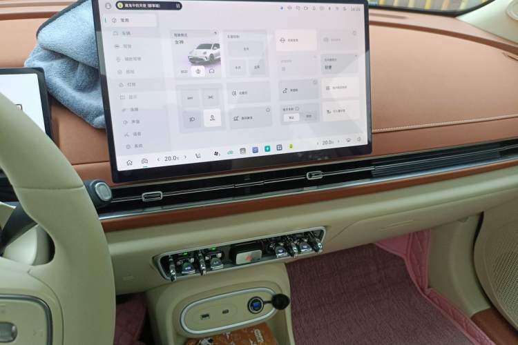 Used ORA Good Cat 2025 Model, 430 km Luxury Version Audio And AC Panel