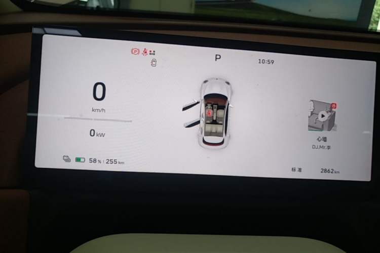 Used ORA Good Cat 2025 Model, 430 km Luxury Version Instrument Cluster