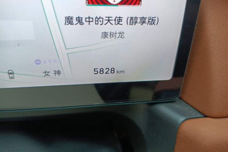 Used ORA Good Cat 2025 Model, 430 km Luxury Version Odometer Close Up