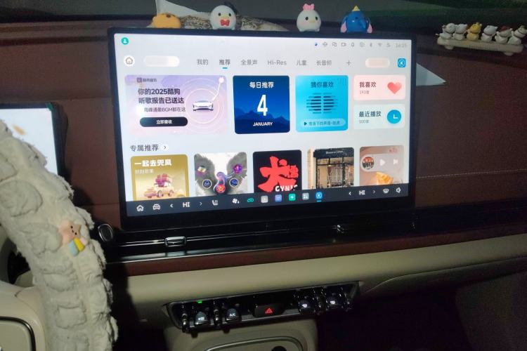 Used ORA Good Cat 2025 Model, 430 km Luxury Version Audio And AC Panel